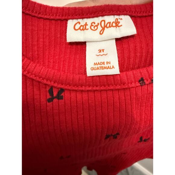 Cat & Jack 2T Long Sleeve Ribbed Top - Picture 3 of 3